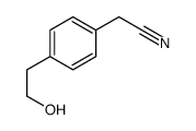 2-[4-(2-hydroxyethyl)phenyl]acetonitrile Structure