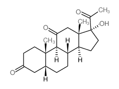 5b-Pregnane-3,11,20-trione,17-hydroxy- (6CI,8CI) picture