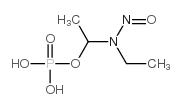 1-(N-ethyl-N-nitrosamino)ethyl phosphate structure