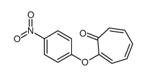 2-(4-nitrophenoxy)cyclohepta-2,4,6-trien-1-one结构式