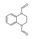 2,3-dihydroquinoxaline-1,4-dicarbaldehyde Structure