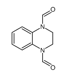 2,3-dihydroquinoxaline-1,4-dicarbaldehyde结构式