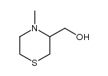 3-Hydroxymethyl-4-methyltetrahydro-1,4-thiazine Structure