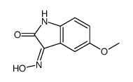 3-(hydroxyamino)-5-methoxyindol-2-one结构式