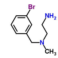 N-(3-Bromobenzyl)-N-methyl-1,2-ethanediamine Structure