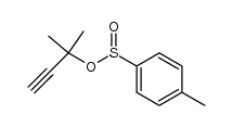 1,1-dimethyl-2-propynyl 4-methylbenzenesulfinate结构式