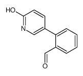 2-(6-oxo-1H-pyridin-3-yl)benzaldehyde结构式