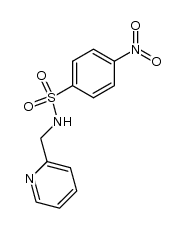 4-nitro-N-(2-pyridylmethyl)benzenesulfonamide Structure