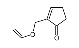 2-(ethenoxymethyl)cyclopent-2-en-1-one Structure