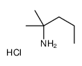 2-methylpentan-2-amine,hydrochloride结构式