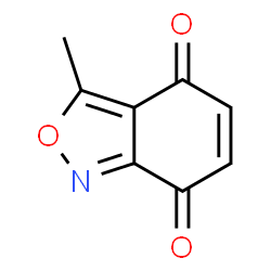 2,1-Benzisoxazole-4,7-dione,3-methyl-(9CI)结构式