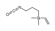 ethenyl-(3-isocyanatopropyl)-dimethylsilane结构式