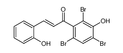 2',4',6'-Tribrom-2,3'-dihydroxy-chalcon结构式