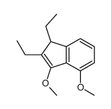1,2-diethyl-3,4-dimethoxy-1H-indene结构式