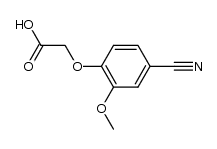 2-(2-methoxy-4-cyanophenoxy)-acetic acid Structure
