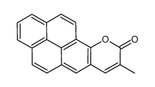 8-methylpyreno[1,2-b]pyran-9-one Structure