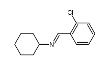 (2-chloro-benzylidene)-cyclohexyl-amine Structure