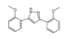 3,5-bis(2-methoxyphenyl)-1H-pyrazole结构式