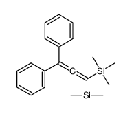 (3,3-diphenyl-1-trimethylsilylpropa-1,2-dienyl)-trimethylsilane Structure