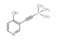 3-((Trimethylsilyl)ethynyl)pyridin-4-ol structure