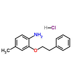 4-Methyl-2-(2-phenylethoxy)aniline hydrochloride (1:1) Structure