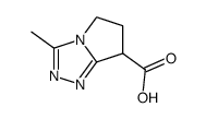 6,7-dihydro-3-Methyl-5H-Pyrrolo[2,1-c]-1,2,4-triazole-7-carboxylic acid结构式
