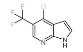 4-Chloro-5-(trifluoromethyl)-1H-pyrrolo(2,3-b)pyridine structure