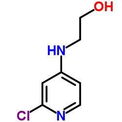2-[(2-Chloro-4-pyridinyl)amino]ethanol Structure