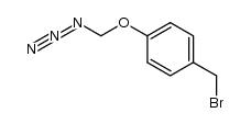 1-(azidomethoxy)-4-(bromomethyl)benzene Structure