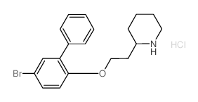 2-{2-[(5-Bromo[1,1'-biphenyl]-2-yl)oxy]-ethyl}piperidine hydrochloride结构式