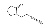 2-(2-azidoethyl)cyclopentanone Structure