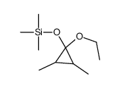 Silane, [(1-ethoxy-2,3-dimethylcyclopropyl)oxy]trimethyl- (9CI) structure