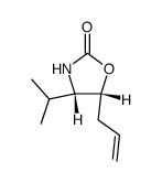 2-Oxazolidinone,4-(1-methylethyl)-5-(2-propenyl)-,(4S-cis)-(9CI) structure