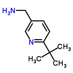 (6-(tert-butyl)pyridin-3-yl)methanamine Structure