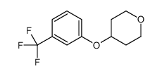 4-(3-三氟甲基苯氧基)四氢-2H-吡喃结构式