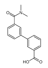 3-[3-(dimethylcarbamoyl)phenyl]benzoic acid Structure