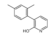 3-(2,4-dimethylphenyl)-1H-pyridin-2-one结构式