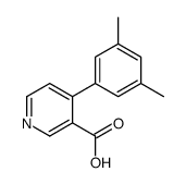 4-(3,5-dimethylphenyl)pyridine-3-carboxylic acid Structure