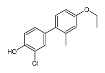 2-chloro-4-(4-ethoxy-2-methylphenyl)phenol结构式