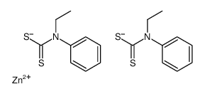 zinc,N-ethyl-N-phenylcarbamodithioate Structure