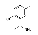 1-(2-Chloro-5-iodophenyl)ethanamine Structure