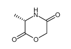 2,5-Morpholinedione,3-methyl-,(3S)-(9CI) Structure