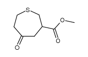 methyl 5-oxothiepane-3-carboxylate Structure