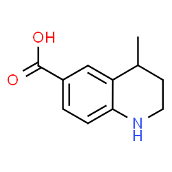 4-Methyl-1,2,3,4-tetrahydroquinoline-6-carboxylic acid structure