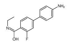 4-(4-aminophenyl)-N-ethyl-2-fluorobenzamide structure