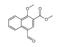 methyl 4-formyl-1-methoxy-2-naphthoate Structure