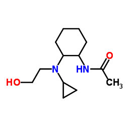 N-{2-[Cyclopropyl(2-hydroxyethyl)amino]cyclohexyl}acetamide Structure