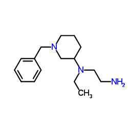 N-(1-Benzyl-3-piperidinyl)-N-ethyl-1,2-ethanediamine Structure