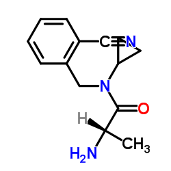 N-(2-Cyanobenzyl)-N-cyclopropylalaninamide Structure