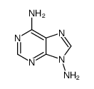 9H-Purine-6,9-diamine (9CI) Structure